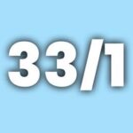 33-to-1 odds