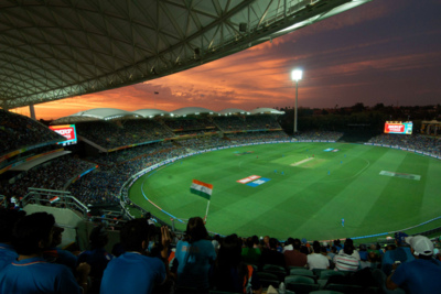 Adelaide Oval Cricket Ground at Night