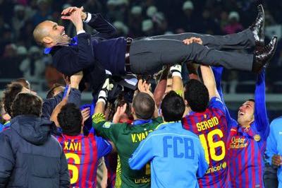 Club World Cup 2011 Barcelona win with Pep Guardiola