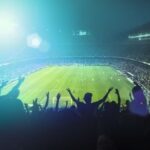 Football fans stadium