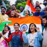 India fans cheering