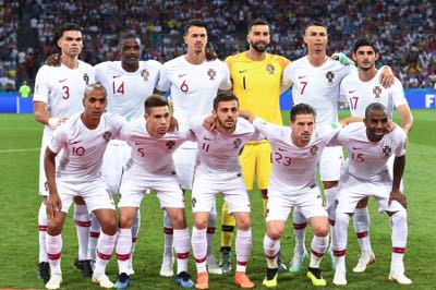 Portugal football team in 2018